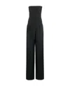 Stella Mccartney Logo Jumpsuit In Black