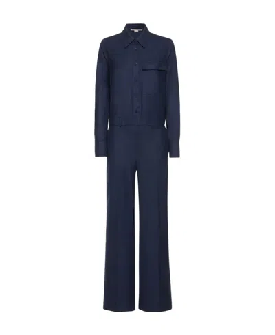 Stella Mccartney Logo Jumpsuit In Green