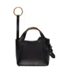 Stella Mccartney Logo Key Ring In Black