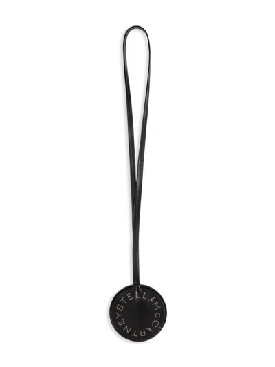 Stella Mccartney Logo Keyring In Black