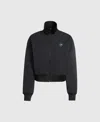 Stella Mccartney Logo Knitted Track Jacket In Black
