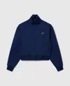 Stella Mccartney Logo Knitted Track Jacket In Navy