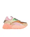 Stella Mccartney Eclypse Colour-block Sneakers In Pink