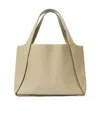 Stella Mccartney Logo Large Tote Bag In Nude