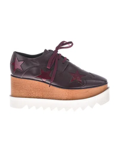 Stella Mccartney Logo Logo Thick-soled Shoes In Black