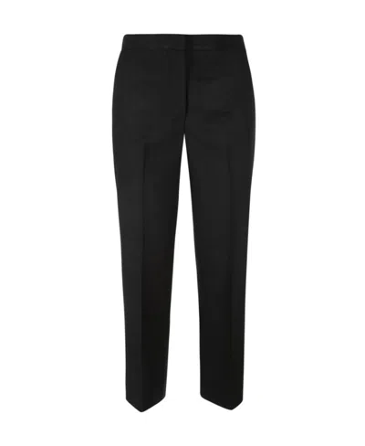 Stella Mccartney Logo Logo Trousers In Black