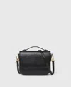 Stella Mccartney Logo Messenger Crossbody Bag In Black