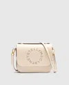 Stella Mccartney Logo Messenger Crossbody Bag In Pure White
