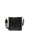Stella Mccartney Logo Mini Bag In Black In Negro
