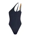 Stella Mccartney Logo One-piece Swimsuit In Black