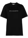 Stella Mccartney T-shirt With Logo Print And Crew Neckline
