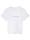 Stella Mccartney Stella Mc Cartney White Crew Neck T Shirt With Logo In White