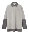 Stella Mccartney Oversized Polo Shirt Collared Neck In Multi
