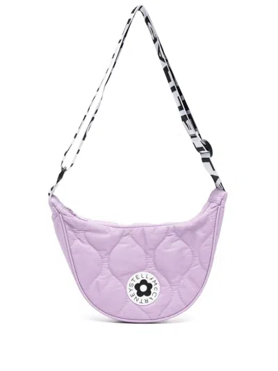 Stella Mccartney Kids' Logo-patch Belt Bag In Purple