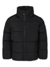 Stella Mccartney Logo-patch Padded Jacket In Black