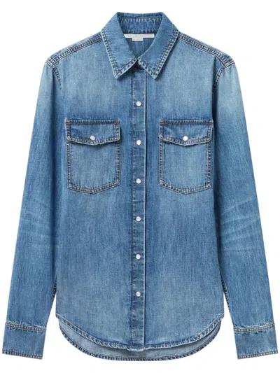 STELLA MCCARTNEY LOGO-PATCH SHIRT