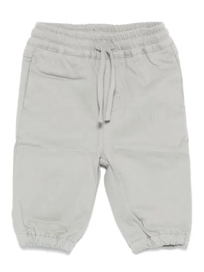 Stella Mccartney Babies' Logo-patch Trousers In Gray