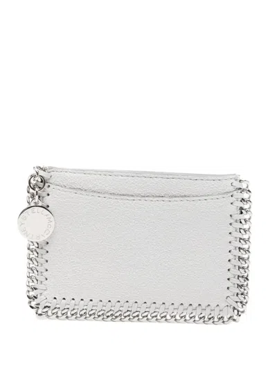 Stella Mccartney Logo-pendant Cardholder In White