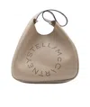 Stella Mccartney Logo-perforated Medium Tote Bag In Nude