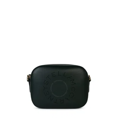 Stella Mccartney Logo Perforated Mini Crossbody Bag
