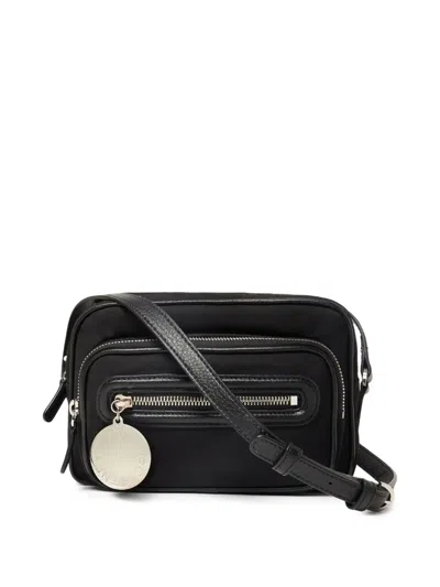 Stella Mccartney Dartmoor Econyl Crossbody Camera Bag In Black