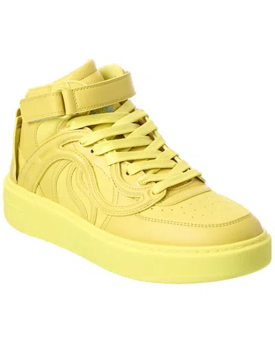 Stella Mccartney Logo Polyster Sneaker In Yellow