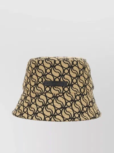 STELLA MCCARTNEY LOGO PRINT BUCKET HAT