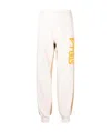 Stella Mccartney Ladies Log Print Tracksuit Cotton Trousers In Neutral