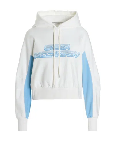 STELLA MCCARTNEY STELLA MCCARTNEY LOGO PRINTED COLOR-BLOCK HOODIE