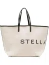 Stella Mccartney Logo-print Cotton Tote Bag