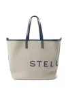Stella Mccartney Logo-print Cotton Tote Bag In Ecru