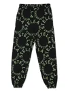 Stella Mccartney Logo-print Cotton Track Pants In Black