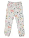 Stella Mccartney Logo-print Cotton Track Pants In Grey