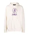 Stella Mccartney Logo Print Hoodie In White