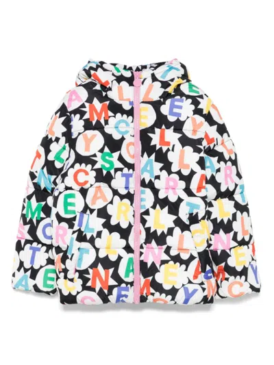 Stella Mccartney Kids' Logo-print Jacket In Black