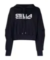 Stella Mccartney Logo-print Scuba Hoodie In Black