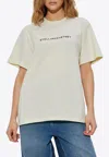 Stella Mccartney Logo Print Short-sleeved T-shirt In White