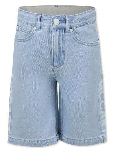 STELLA MCCARTNEY LOGO-PRINT SHORTS