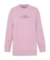 Stella Mccartney Stella Mc Cartney Lilac Cotton Sweatshirt In Pink