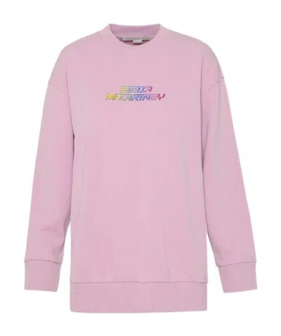 STELLA MCCARTNEY STELLA MCCARTNEY LOGO PRINTED CREWNECK SWEATSHIRT
