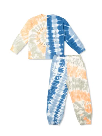 Stella Mccartney Logo-print Sweatshirt In 蓝色