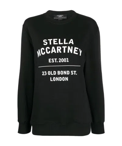 Stella Mccartney Logo-print Sweatshirt In Black