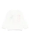 Stella Mccartney Logo-print Sweatshirt In White