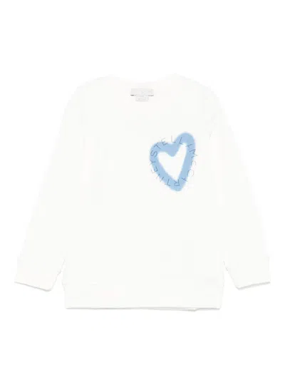 Stella Mccartney Kids' Logo-print Sweatshirt In White