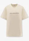 Stella Mccartney Stella Iconics Crewneck T-shirt In Neutral