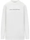 Stella Mccartney Iconic Sustainable Cotton Sweatshirt In White