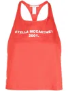 Stella Mccartney Logo-print Tank Top In Rot
