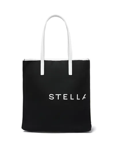 STELLA MCCARTNEY LOGO-PRINT TOTE BAG