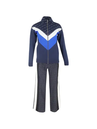 Pre-owned Stella Mccartney Logo-print Tracksuit Set In Blue