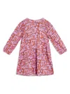Stella Mccartney Logo-print Woven Dress In Pink